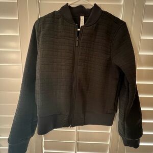 Lululemon Athletica Black Bomber Jacket